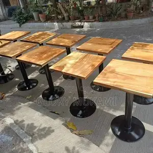 Wooden Square Restaurant And Bar Tables