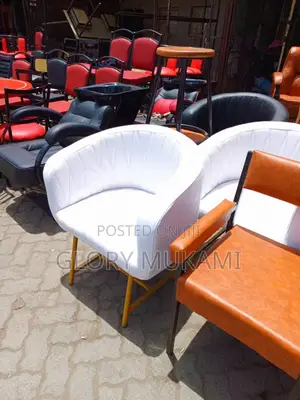 White Salon Styling Chair