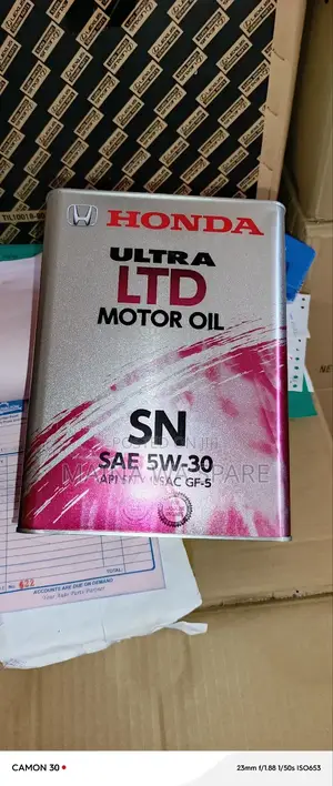 Honda Fully Synthetic 5w-30 Engine Oil