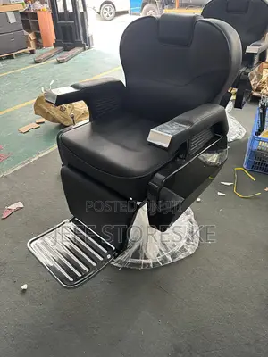 Classic Jumbo Black Barber Chair
