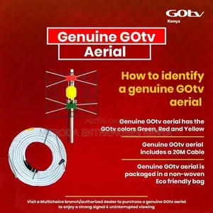 Gotv Digital Antenna Ariel+ Coaxial Cable
