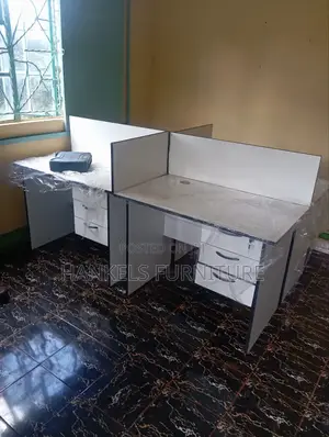 White Black 4 Way Workstation