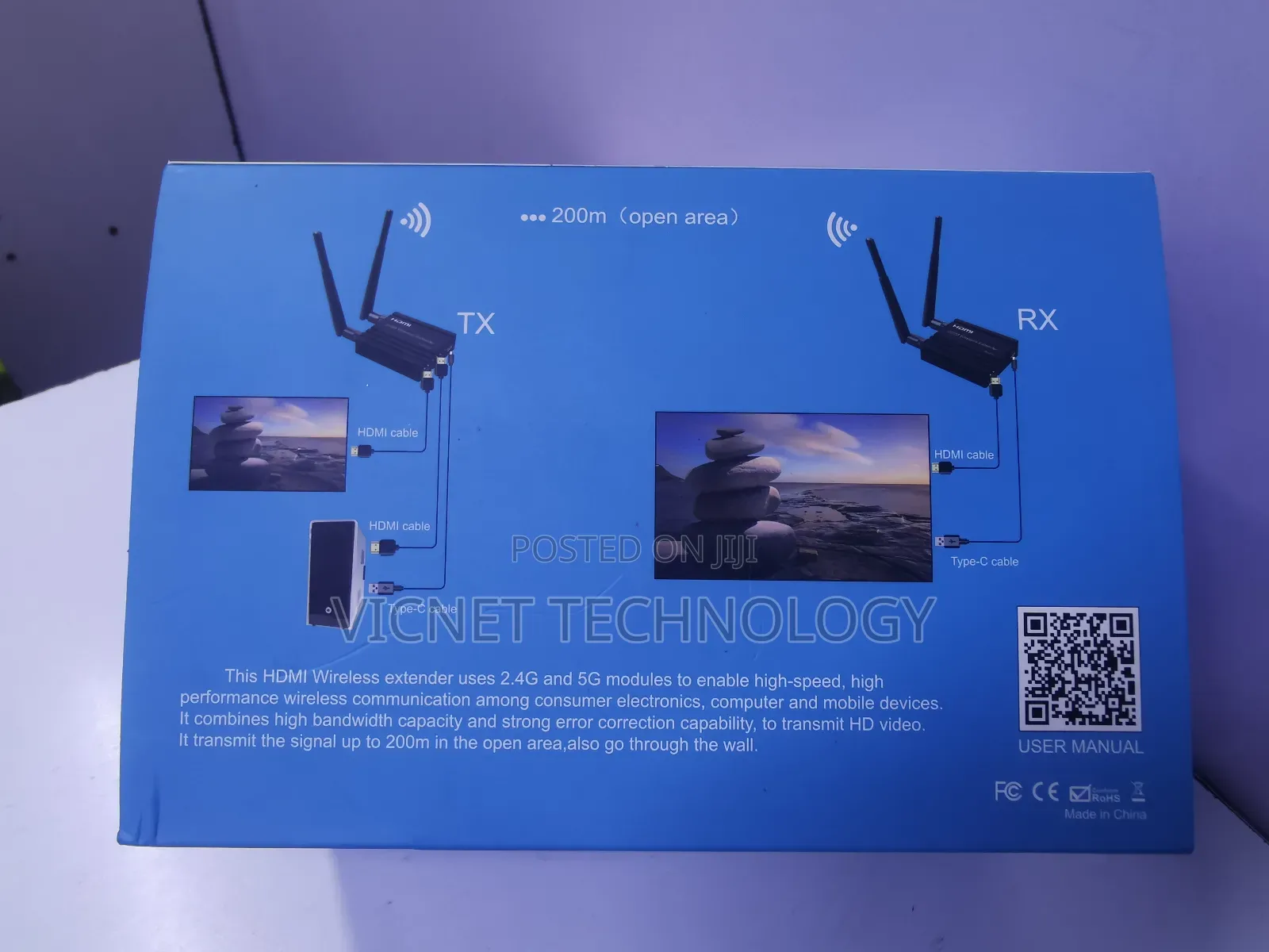 200m Wireless Hdmi Extender Powered for Live Streaming