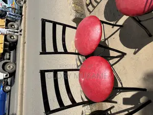 Restaurant And Bar Low Red Chairs