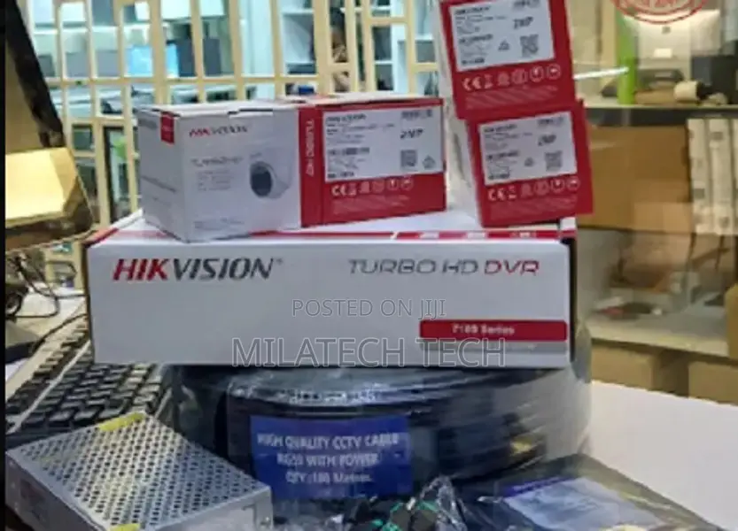 4 Channnel DVR Complete Kit Hik Vision