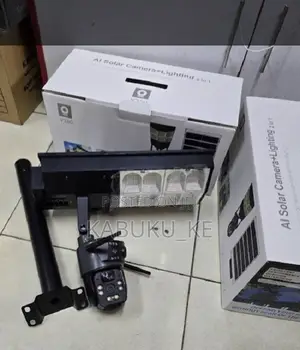 2 -in -1 Solar Street Light 180w Camera With CCTV 4g Simcard