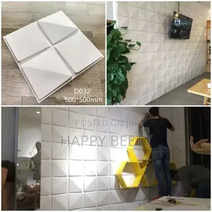 3d Glossy White Wall Panels