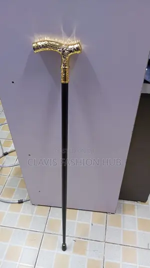 Metallic Walking Stick With Sword
