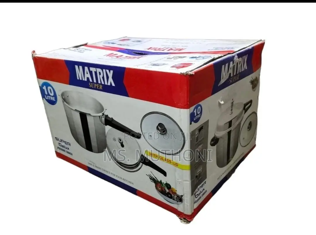 Matrix Aluminum Pressure Cooker Available 10l