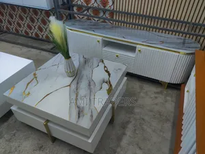 Matching Marble Top Tv Stand Table