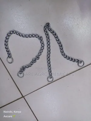 Dog Choke Chain: Small, Medium, Large (Silver)