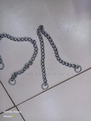Dog Choke Chain: Small, Medium, Large (Silver)