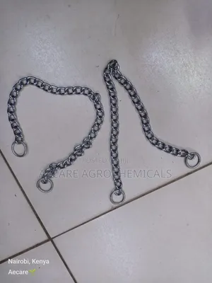 Dog Choke Chain: Small, Medium, Large (Silver)