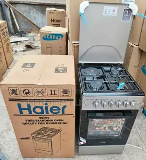 50*60 Haier 3 Gas+1 Electric Cooker Plus Electric Oven Hr-3g