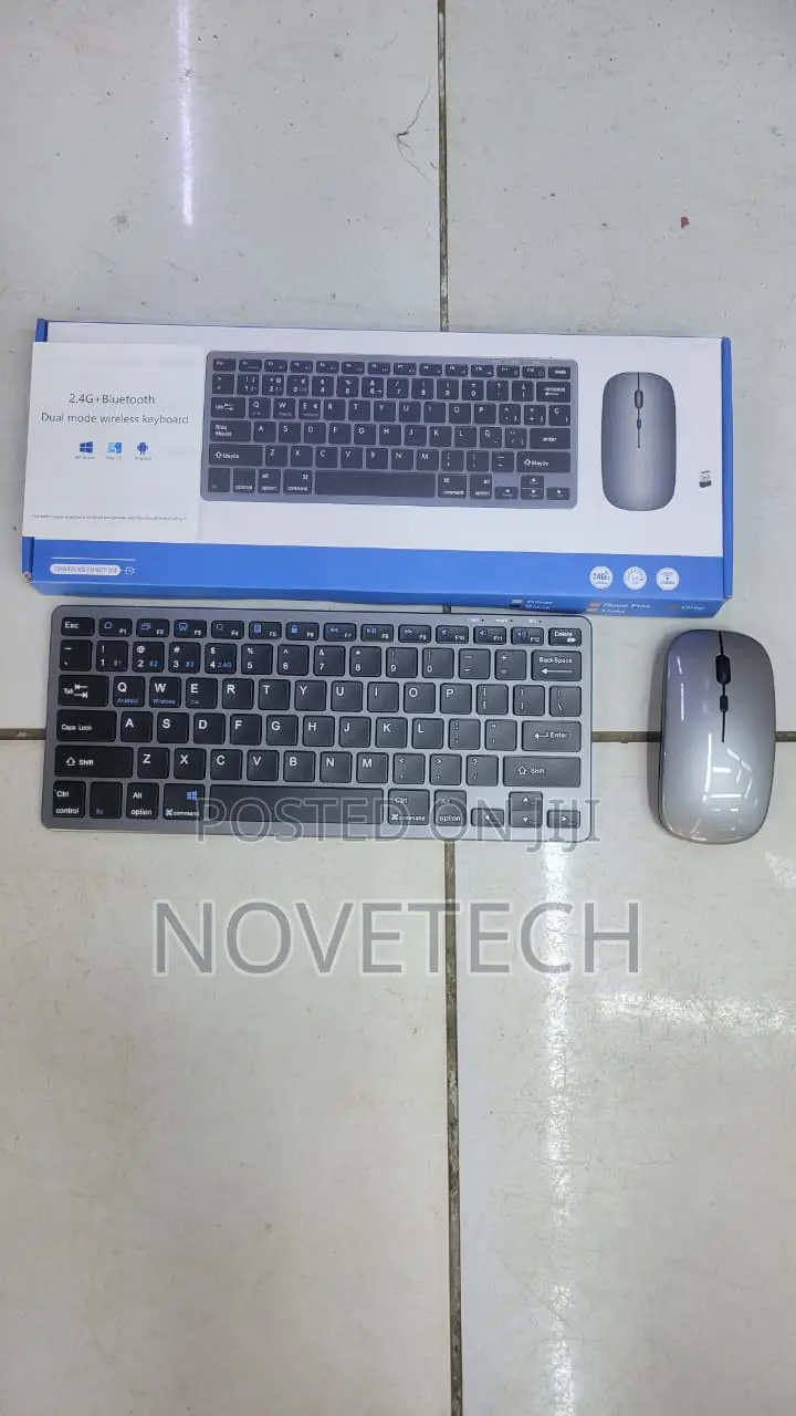 Wirelessrechargeable Keyboard Mouse Combo - 2.4ghz