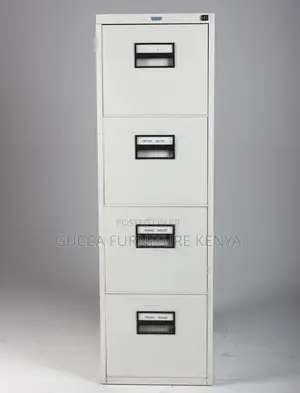 Cabinets:4-Drawer Steel Modern Storage Unit for Office
