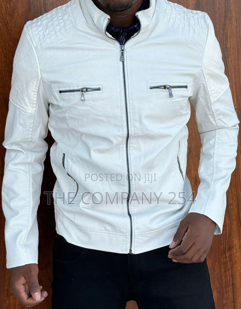 Quality Leather Men Business Casual Plain Jackets