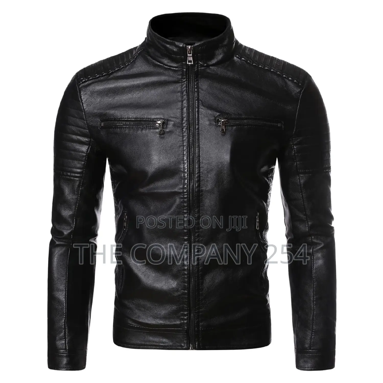 Quality Leather Men Business Casual Plain Jackets