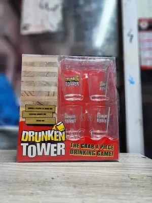 Large Drunken Jenga Towers With 4 Glass Shots
