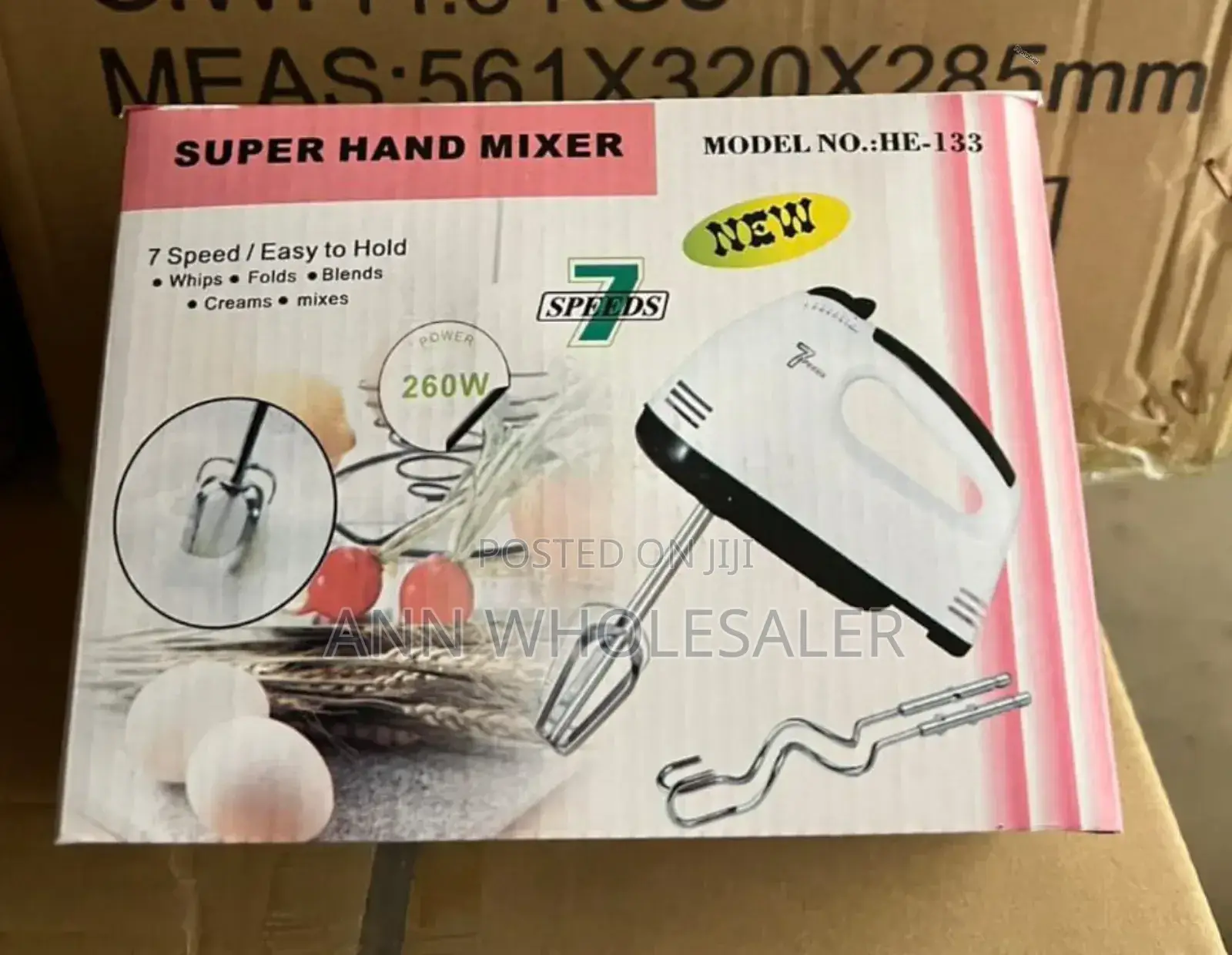 260 Watts Handmixer Scarlet