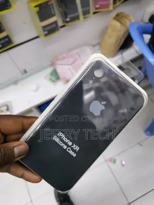 Keysion Black Liquid Silicone Case for iPhone Xr