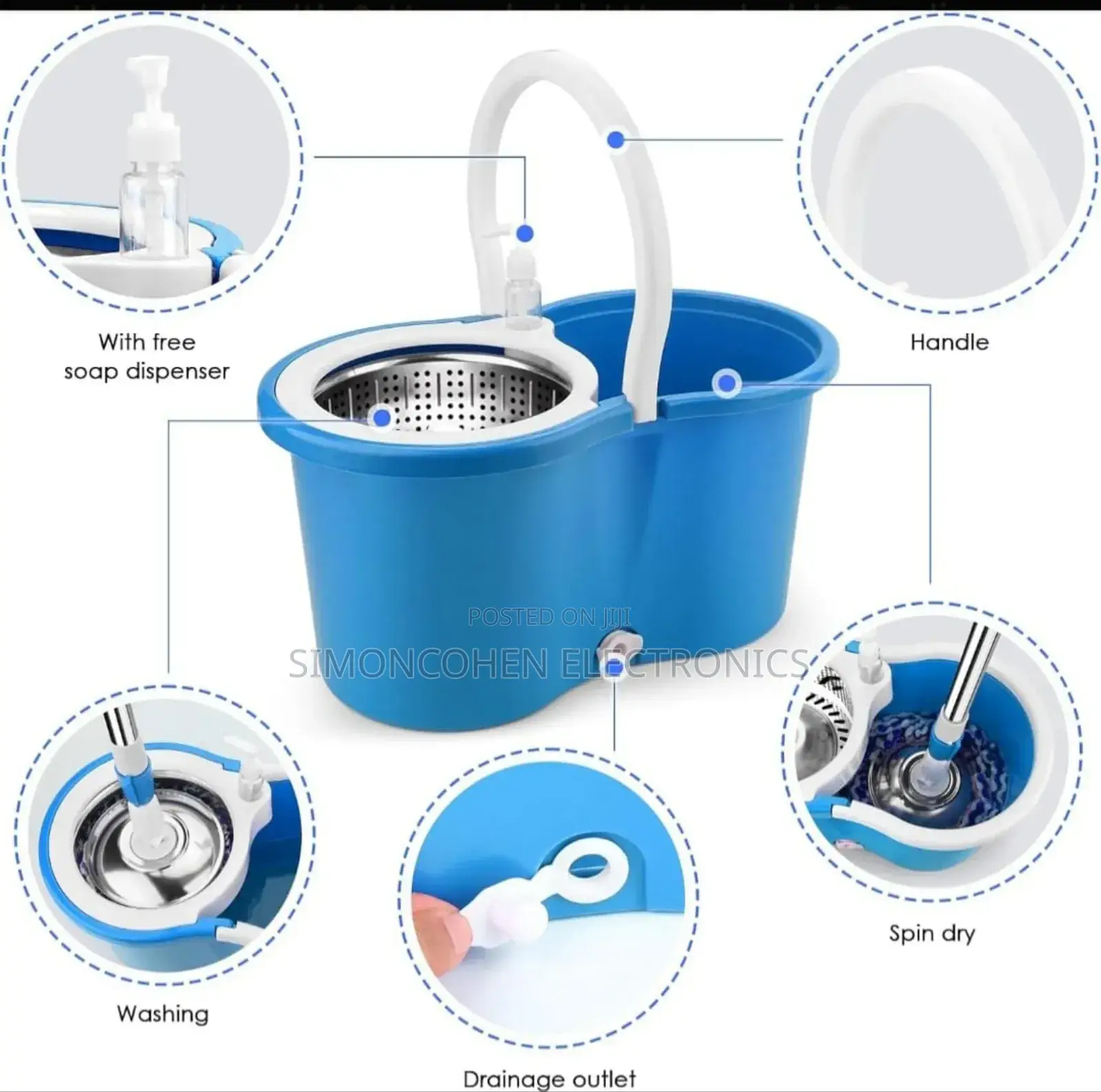 Metallic Magic Spin Mop