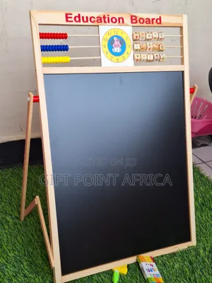 Wooden 2 in 1 Kids Educational Blackboard