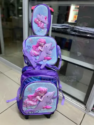 Purple  Kids Trolley School 3 in 1 Bags at 3500