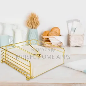 Golden Napkin Holder