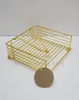 Golden Napkin Holder