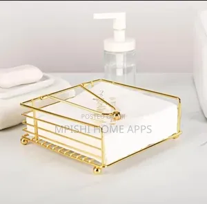 Golden Napkin Holder