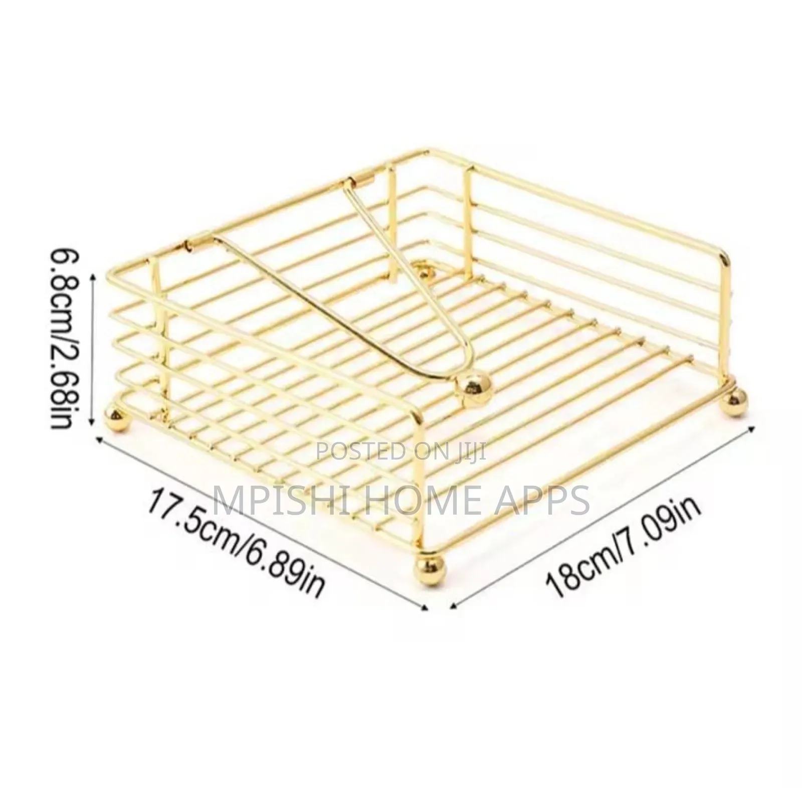 Golden Napkin Holder
