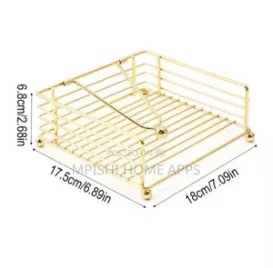 Golden Napkin Holder