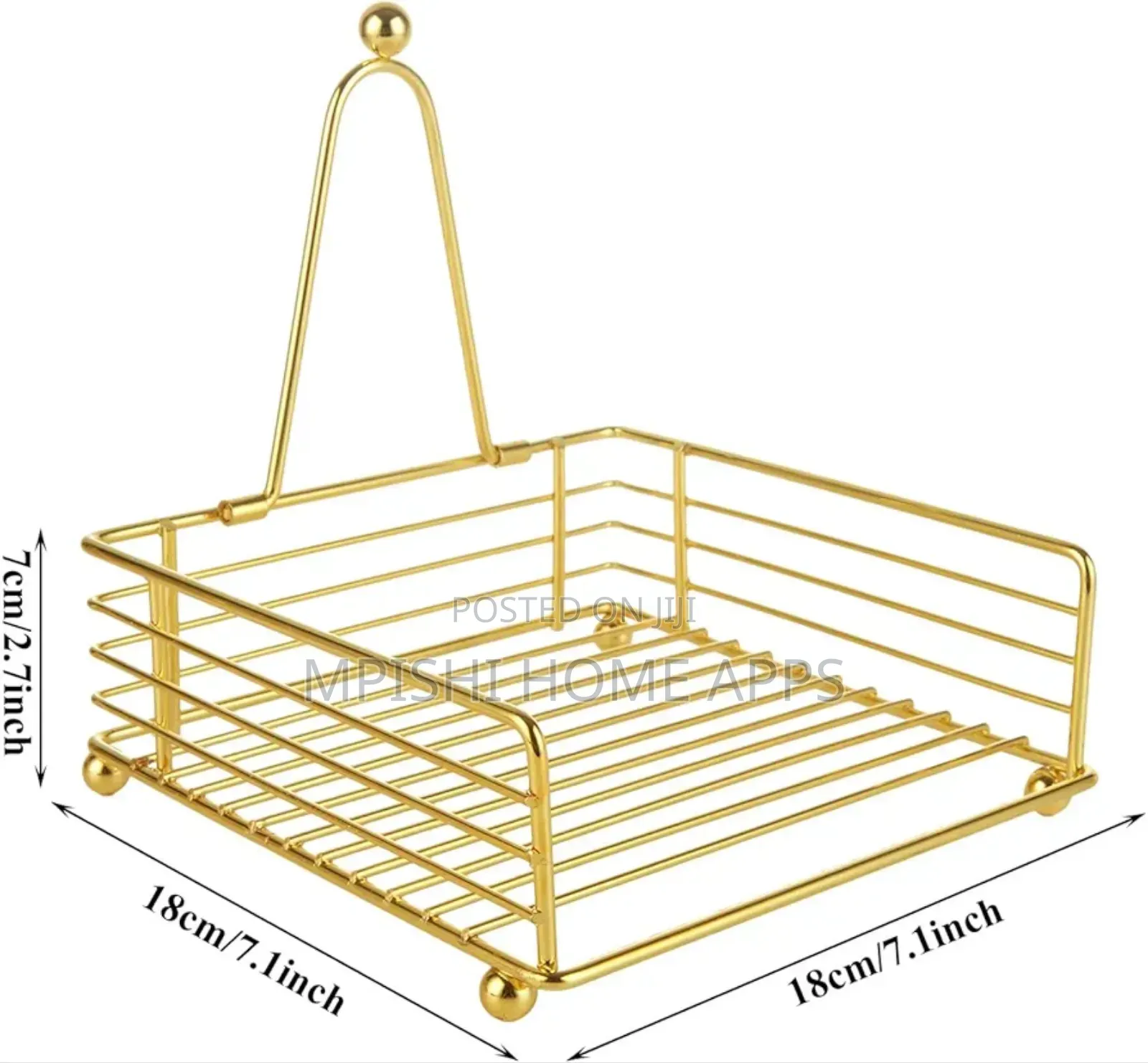 Golden Napkin Holder