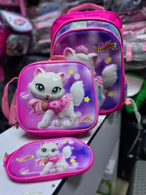  Pink Girls 3 in 1 School Bags Grade 1 to 5 at 1800