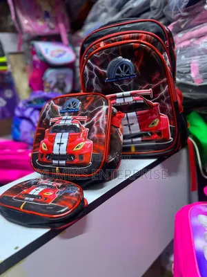 Cartoon Themed 3 in 1 School Bags for Boys at 1800
