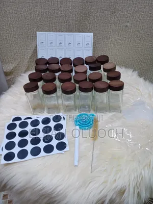29 PCS Set Glass Storage Jars With Bamboo Lid