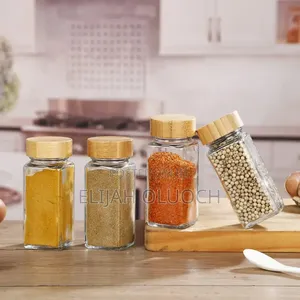 8pcs Set Glass Storage Jars