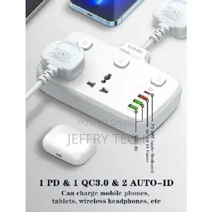 Ldnio Sc2413 Pd Qc3.0 2 Universal Outlets Power Socket