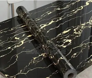 Brown Black Marble Contact Paper