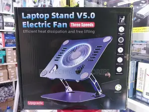 Adjustable Laptop Stand With Cooling Fan Aluminium Alloy