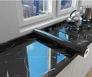 Black Contact Paper Kitchen Cabinets