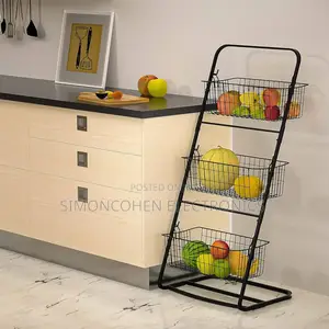 Metallic 3 Tier Fruit Rack