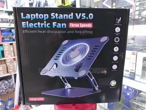 Foldable Adjustable Laptop Stand Cooling Fan