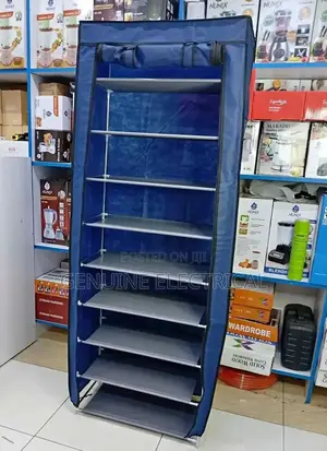 Single Column Shoe Rack 10 Layers