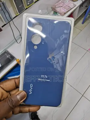 Trueupgrade Vivo Y17s Soft Silicone Rubber Case Cloth Lining