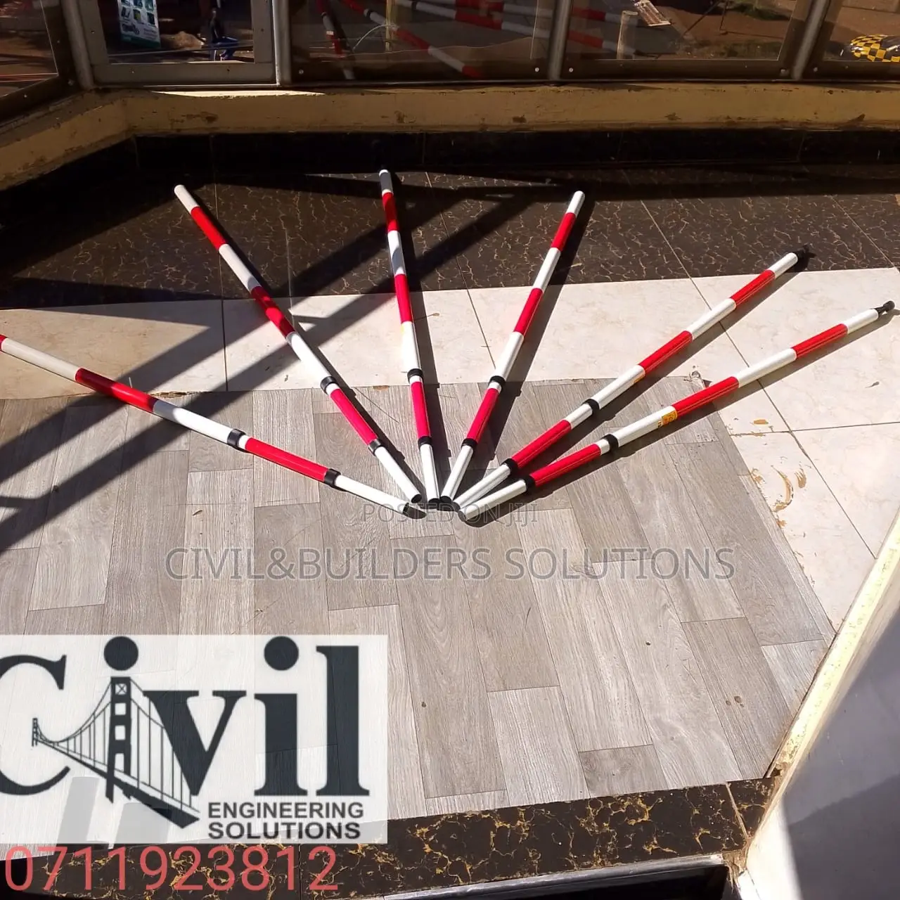 Site Telescopic Ranging Rod
