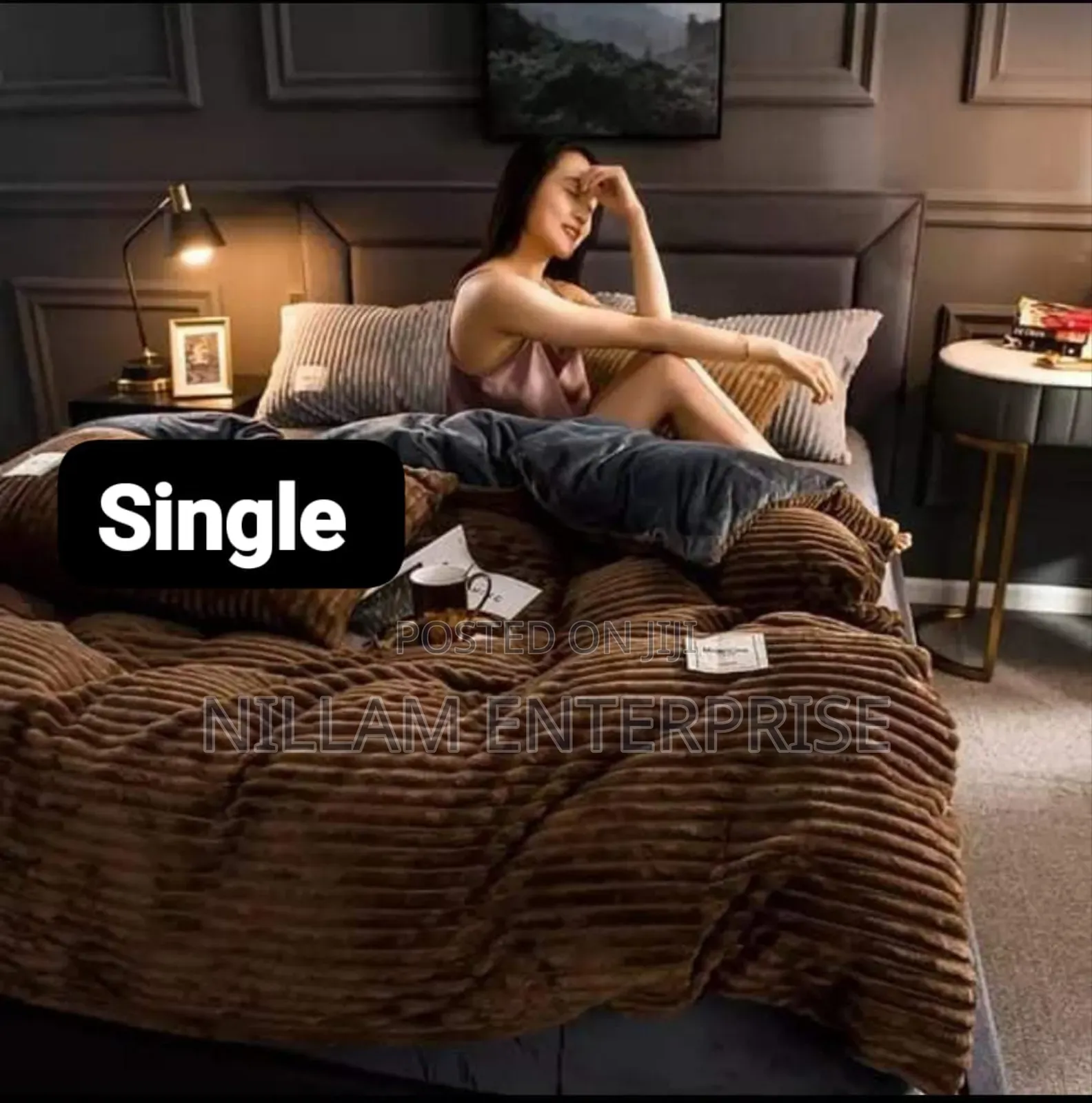 Single Plush Velvet Duvet