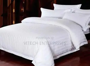 White Striped Duvet Cover 6*6