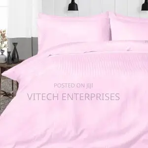 Stripped Duvet Cover Pink 6*6
